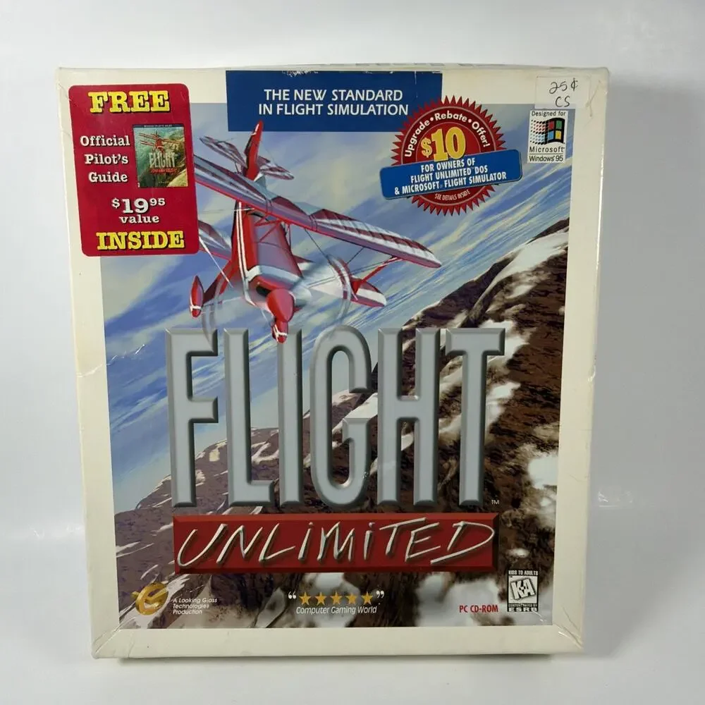 Flight Unlimited (PC, 1995) Computer Game